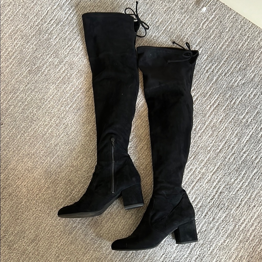 Elegant Black Over-the-Knee Boots